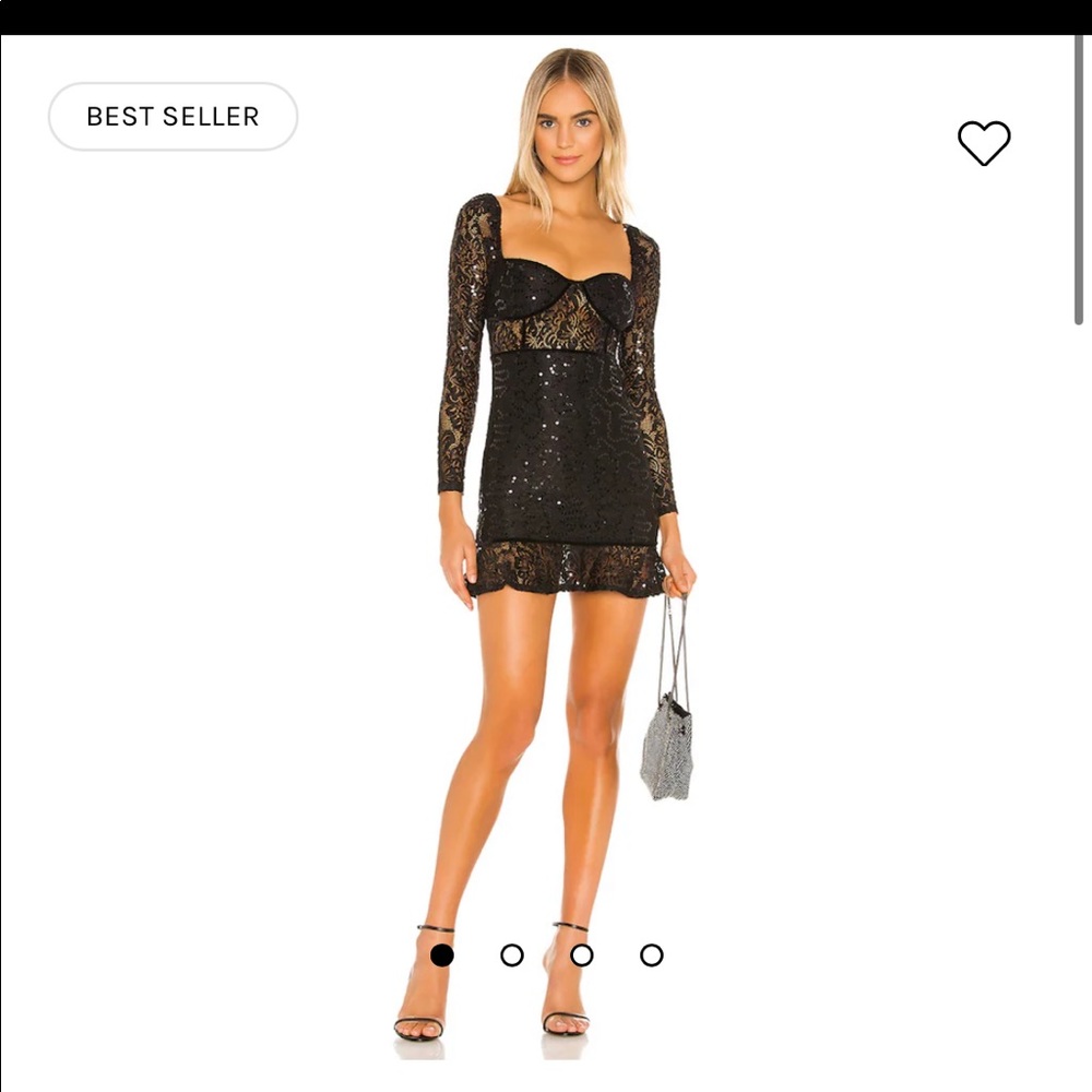 Lovers + Friends - Penelope Mini Dress in Black (Revolve). Size Small